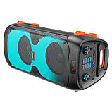 Колонка портативна HOCO Manhattan BS53, з 2 мікрофонами, чорна, фото 6