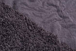 Відріз хутра для рукоділля вінтажного чорничного кольору (фіолетовий), під каракуль, свіжий ворс, 50 см/32 см, фото 2