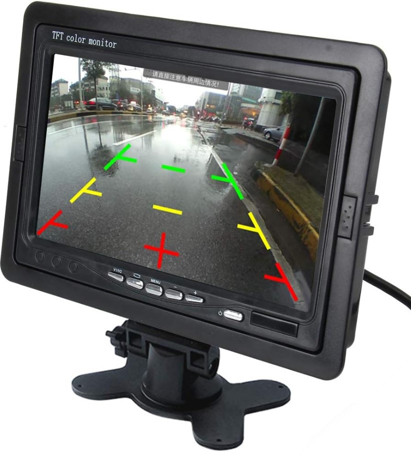 Монітор автомобільний для камери заднього огляду 8621, 2-канальний, фото 1