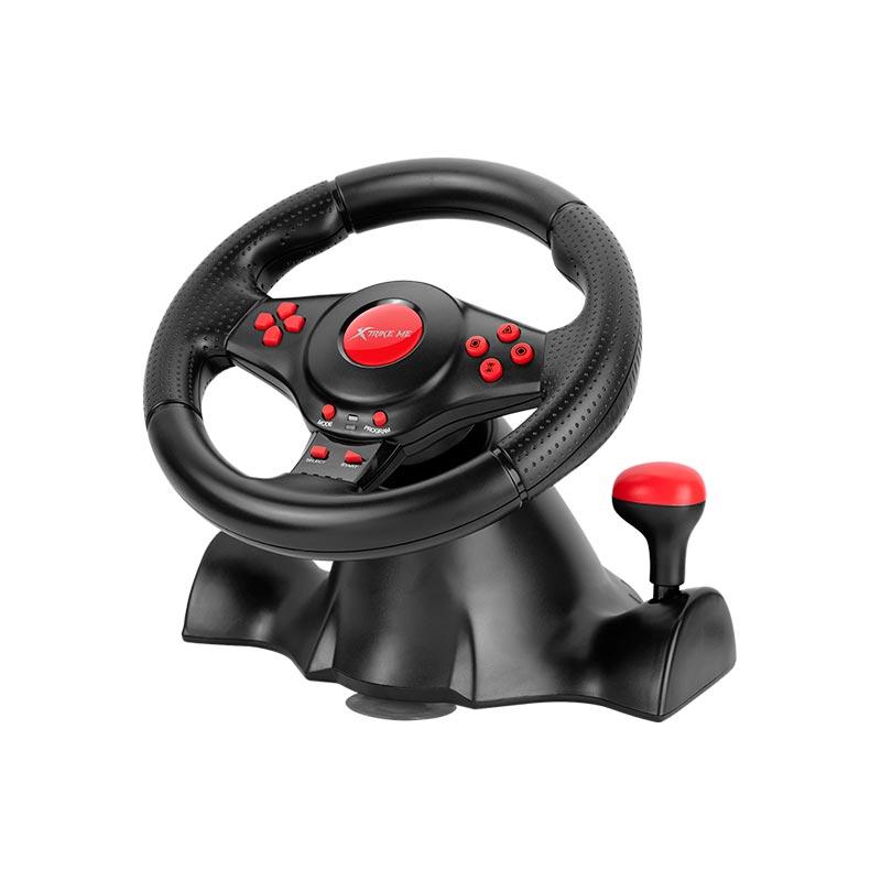 Кермо ігрове XTRIKE ME GP-903 Racing Wheel, чорний, фото 1