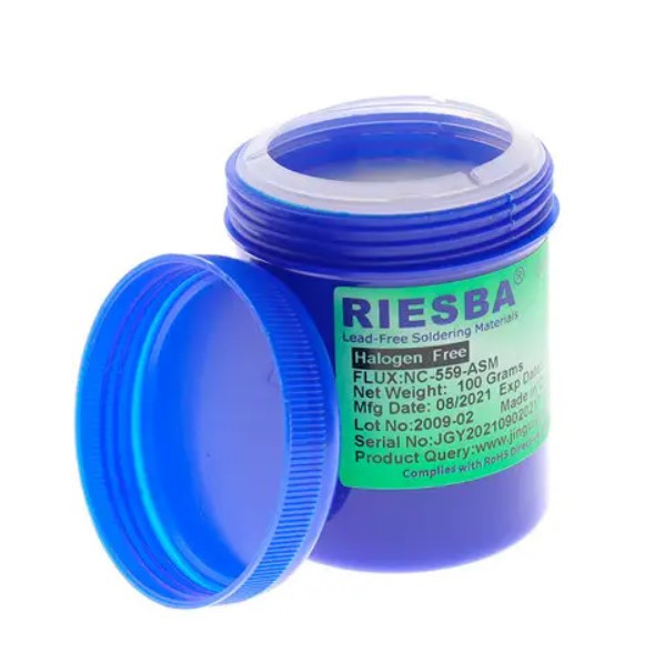 Флюс для BGA RIESBA NC-559-ASM безвідмивний, 100 г, фото 1