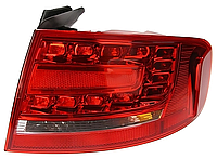 Фонарь задний правый Audi A4 B8 2008-2012 (внешний) (седан) (LED) (TYC) (FP 1208 F02-T) (11-11555-01-2)