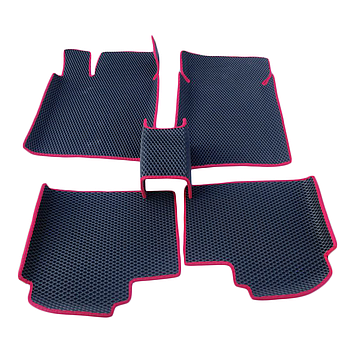 3D Килимки в салон - VOLVO 460 (4 коврика с перемычкой) (Eva-матеріал)