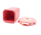 Набір Bento Set 3 в 1 ланч бокс/супниця/ланч бег/вилка/ложка рожевий (LB-104044), фото 11