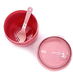 Ланчбокс супниця 550 мл герметична з ложкою Soup Cup — рожевий (LB-104040), фото 4