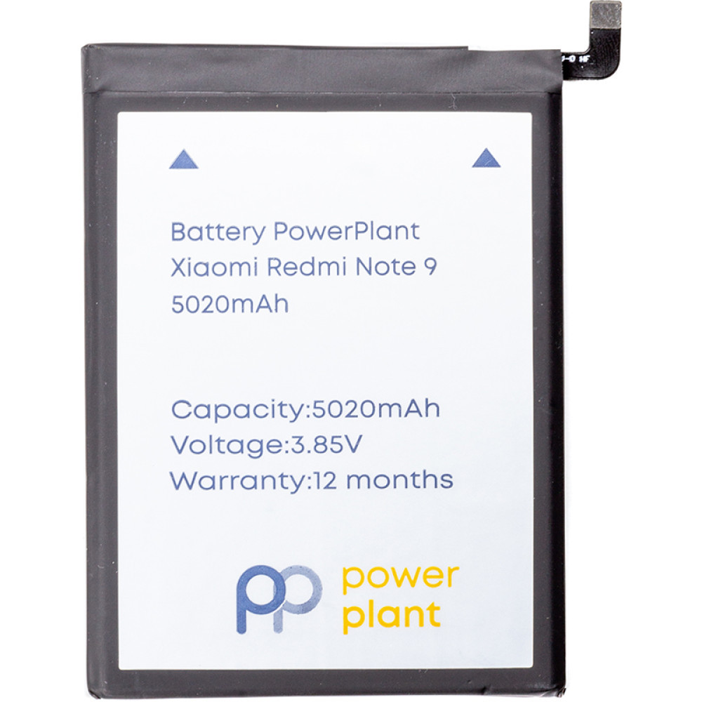 Акумулятор PowerPlant для Xiaomi Redmi Note 9 (BN54) 5020mAh