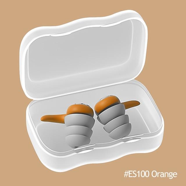 Беруші силіконові для подорожей, роботи, відпочинку, плавання — Ball Orange