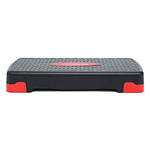 Степ-платформа 2-ступенева Cornix 68 х 28 х 10-15 см XR-0190 Black/Red Poland, фото 6
