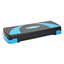 Степ-платформа 3-ступенева Cornix 78 х 29 х 10-20 см XR-0186 Black/Blue Poland, фото 5