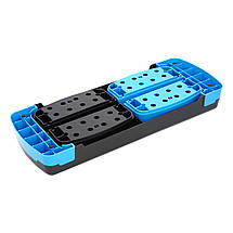 Степ-платформа 3-ступенева Cornix 78 х 29 х 10-20 см XR-0186 Black/Blue Poland, фото 6