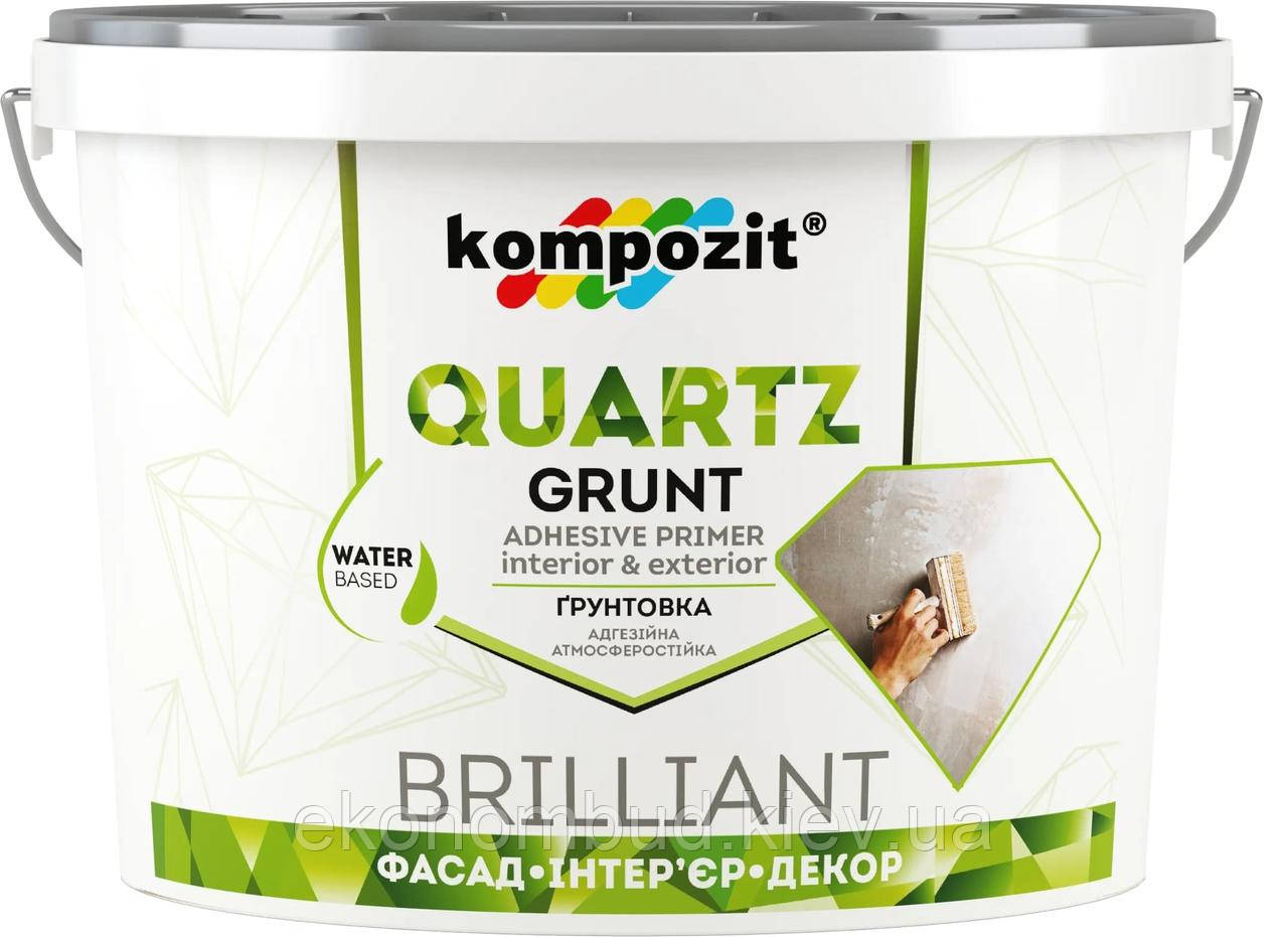 Ґрунтовка адгезійна QUARTZ-GRUNT (Колір: Білий, Фасування: 7 кг)