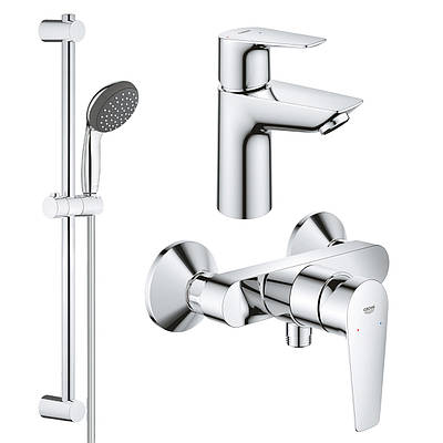 Набір змішувачів 3 в 1 для ванної кімнати Grohe QuickFix StartEdge S-Size UA202502SE