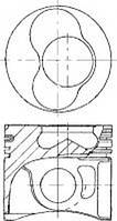 Поршень NURAL 8711490725 AUDI A3 (8L1), AUDI A3 (8L1), AUDI A4 (8E2, B6), AUDI A4 (8E2, B6), AUDI A4 Avant