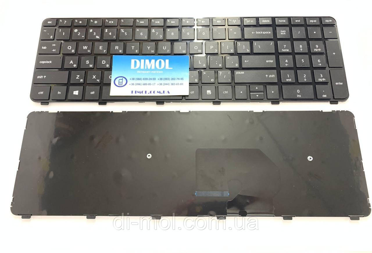 Клавиатура для ноутбука HP Pavilion dv7-6000, dv7-6100, dv7-6b, dv7-6c, rus, black - фото 1 - id-p43414082