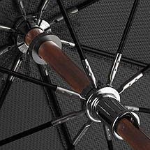 Парасолька-тростина механічна Fare 4704 (Dark Grey), фото 4