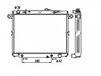 Радиатор системы охлаждения двигателя NRF 53706 LEXUS LX (UZJ100), LEXUS LX (UZJ100), TOYOTA LAND CRUISER 100