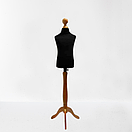 Манекен Кравецький  Дитячий 3-6 років Чорний  Білий пінопластовий на дерев'яній ніжці ,для шиття, фото 2