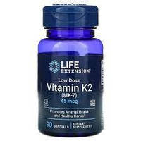 Vitamin K2 MK-7 45 mcg Life Extension, 90 софтгель