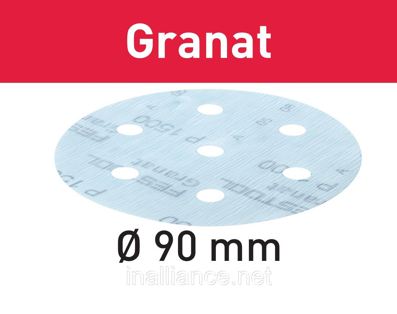 Шліфувальні круги Granat STF D90/6 P1500 GR/50 Festool 498330