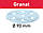 Шліфувальні круги 1 штука Granat STF D90/6 P1500 GR/1 Festool 498330/1, фото 2