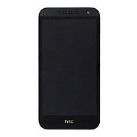 Дисплей (экран) HTC Desire 616, High quality, С сенсорным стеклом, С рамкой, Черный