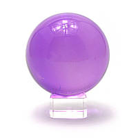 Статуэтка Хрустальный шар фиолетовый 8 см 28733