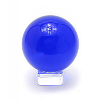 Статуэтка Хрустальный шар синий 11 см 28869