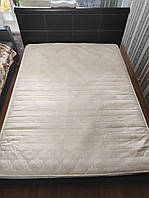 Дерев'яне  двоспальне ліжко+матрас 170х216см (массив ДУБа) (б/у)