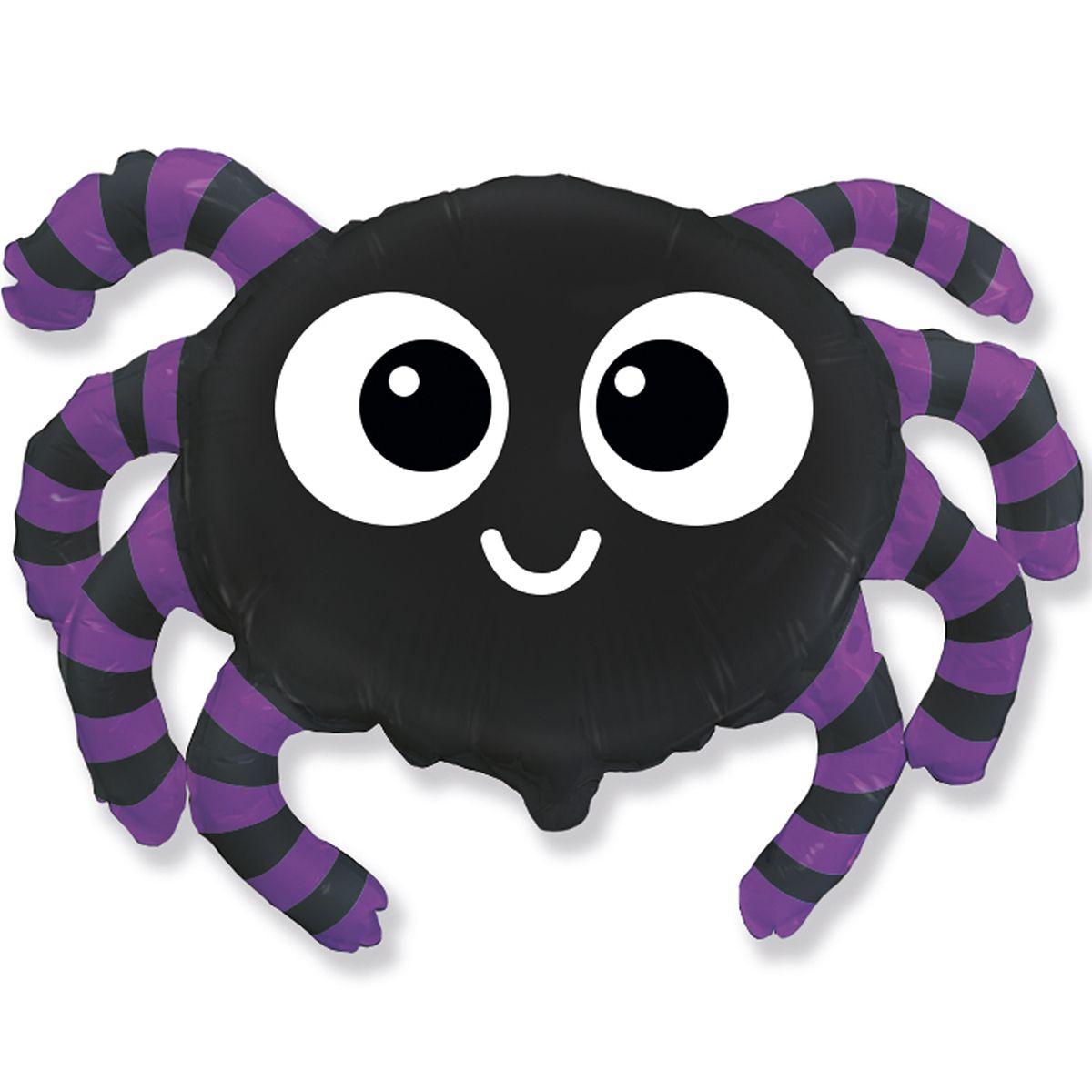Фольгована велика повітряна куля милий Павук, кулі на Хеллоуїн 77х46 см