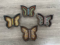 Бабочка сухофруктница Риштан, точечная роспись