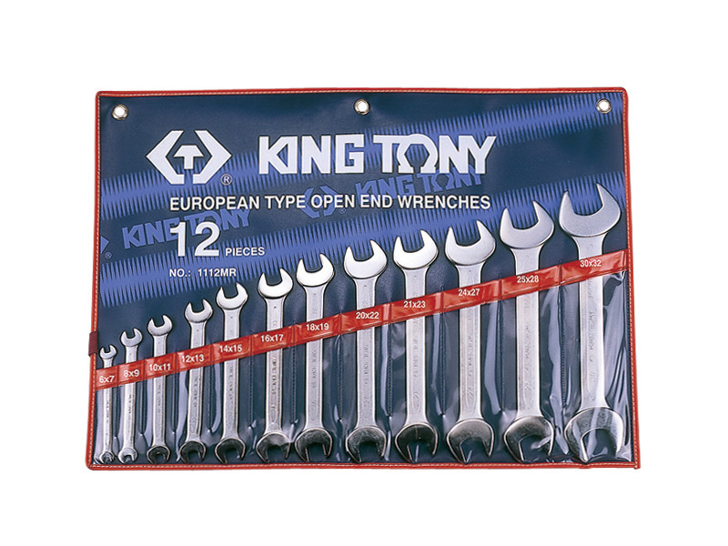 Набір ріжкових ключів 6-32 мм KING TONY, 12 шт.