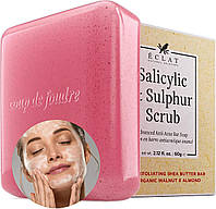 Мыло для проблемной кожи с салициловой кислотой и серой Eclat Salicylic Acid & Sulphur Scrub Soap 60 г