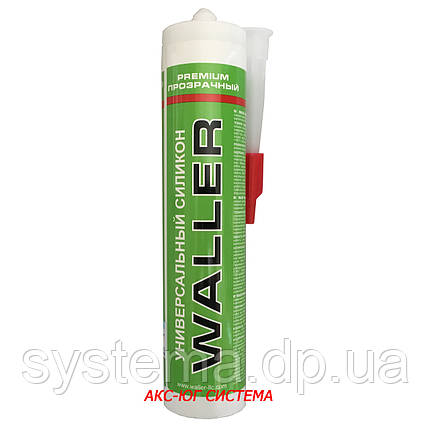Силіконовий герметик - WALLER Universal Silicone Premium, безбарвний, 280 мл, фото 1