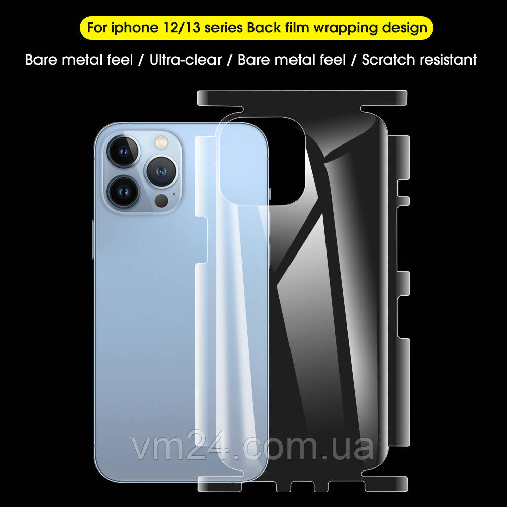 Матова гідрогелева захисна плівка для Apple iPhone12/12mini/12pro/12pro max на задню частину