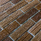 3D панелі самоклейка на стіну, самоклеючі м'які 3Д панелі 5 мм, облицювальна Катеринославська цегла, фото 2