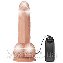 Реалістичний вібратор - Beautiful Encounter Vibrator Flesh, фото 3