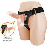 Pretty Love Harness Briefs Tom 7.4" Dildo, фото 2