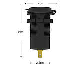 Зарядка адаптер USB QC 3.0 + QC 4.0 PD Type-C 60W в прикурювач, фото 6