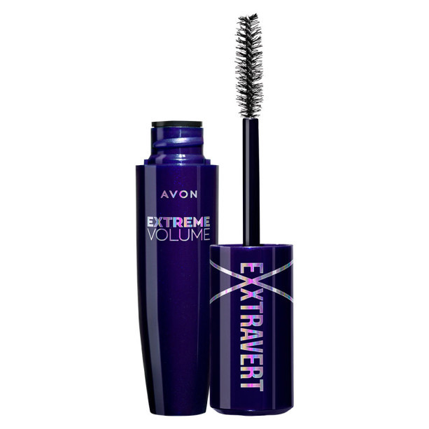 Туш для вій Екстремальний об'єм Avon Чорніша чорного Exxtravert Екстравертна