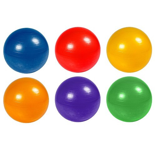 М'яч для фітнесу 75 см BT-SFB-0010 1100 г 6 кольорів