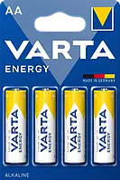 БАТАРЕЙКА VARTA ENERGY ALKALINE AA (LR6) 1,5V ПАЛЬЧИКОВА (БЛ-4 ШТ)