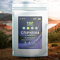 Спирулина из озера Ченхай. 250 г в таблетках. TOP Spirulina