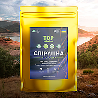 Спіруліна з озера Ченхай. 100 г в порошку. TOP Spirulina