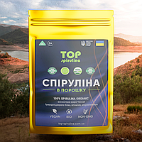 Спирулина из озера Ченхай. 100 г в порошке. TOP Spirulina