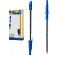 Ручка шариковая BUROMAX 8118-01 синяя 0 7мм (50 шт. в упаковке)/500