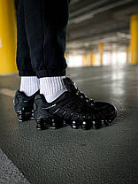 Чоловічі Кросівки Nike Shox TL Triple Black / Найк Шокс ТЛ Трипл Чорні, фото 3
