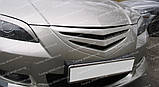 Вії на Mazda 3 Bk до низу фари (накладки передніх фар Мазда 3 Bk седан), фото 6
