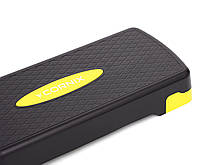Степ-платформа 2-ступенева Cornix 68 х 28 х 10-15 см XR-0192 Black/Yellow, фото 3