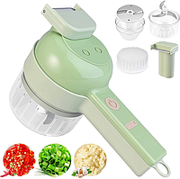 Овощерезка электрическая FOOD CHOPPER на аккумуляторе ручной измельчитель овощей, мультирезка