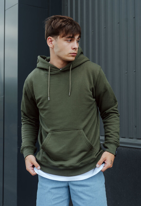 Худі кольору хакі Staff khaki basic